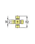 Crociera cardanica B6 30,2 X 92
